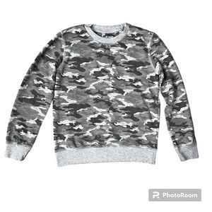 Boys Hudson Kids Long Sleeve Camo Sweater